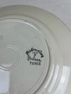 4 assiettes plates anciennes