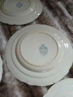 10 assiettes plates anciennes