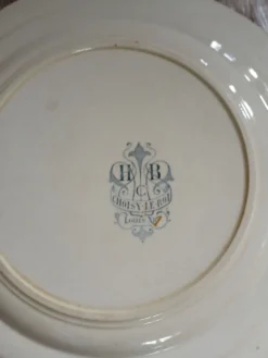 10 assiettes plates anciennes