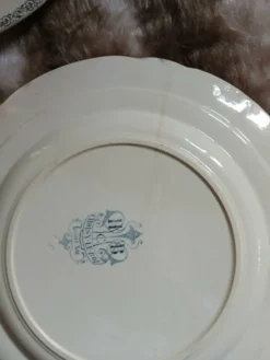 10 assiettes plates anciennes