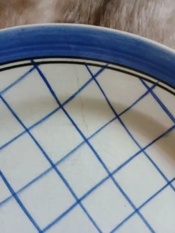 6 assiettes plates anciennes 