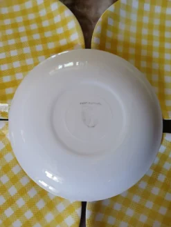 6 assiettes plates anciennes Salins