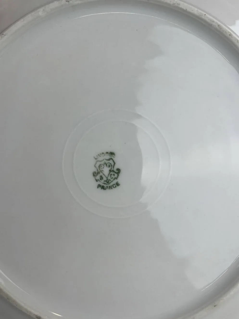 4 assiettes plates art déco