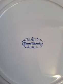 Assiettes plates artisanal, peinte à la main