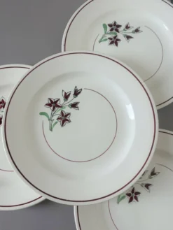 4 assiettes plates des Salins 210656
