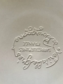 4 assiettes plates en grès