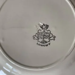 Assiettes plates Longwy modèle 