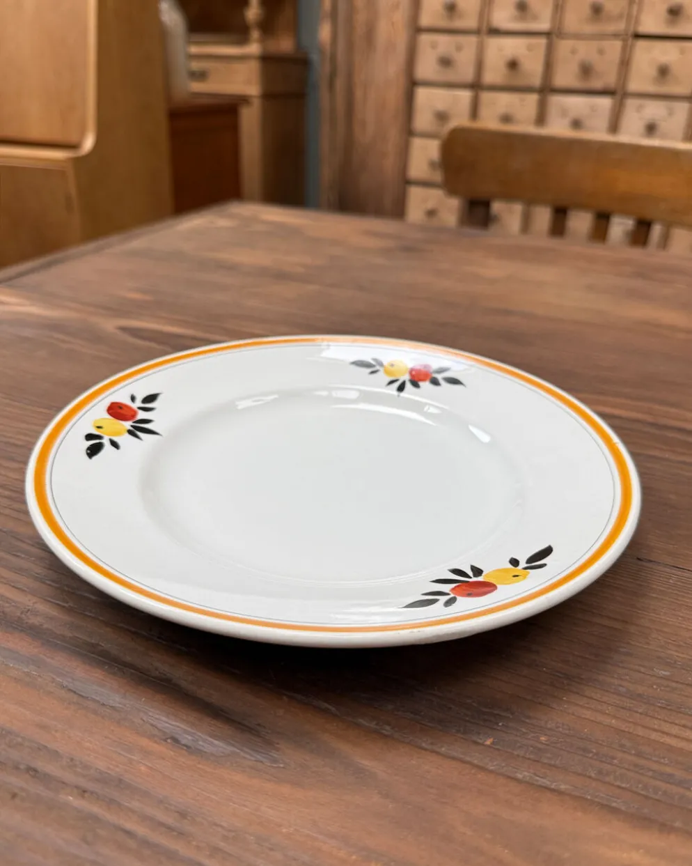 Assiettes plates Moulin des Loups modèle Granit