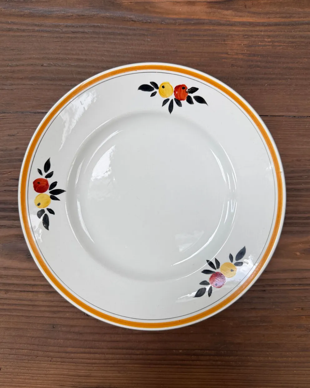 Assiettes plates Moulin des Loups modèle Granit