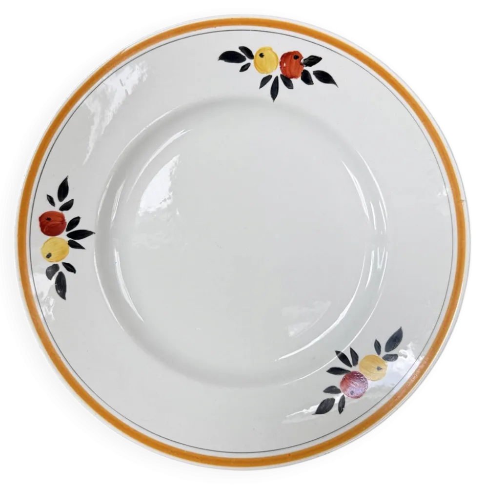 Assiettes plates Moulin des Loups modèle Granit