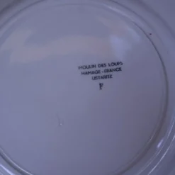 8 Assiettes plates Moulin des Loups Hamage, modèle Ustaritz