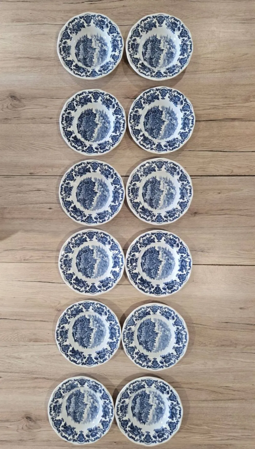 12 Assiettes Plates Neuves Enoch Wedgwood Royal Homes of Britain