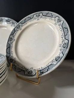 Assiettes plates Saint-Amand