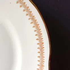 6 assiettes plates vijntage FD Chauvigny France motif bouquet de fleurs