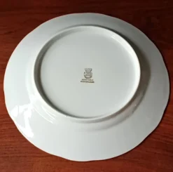 6 assiettes plates vijntage FD Chauvigny France motif bouquet de fleurs