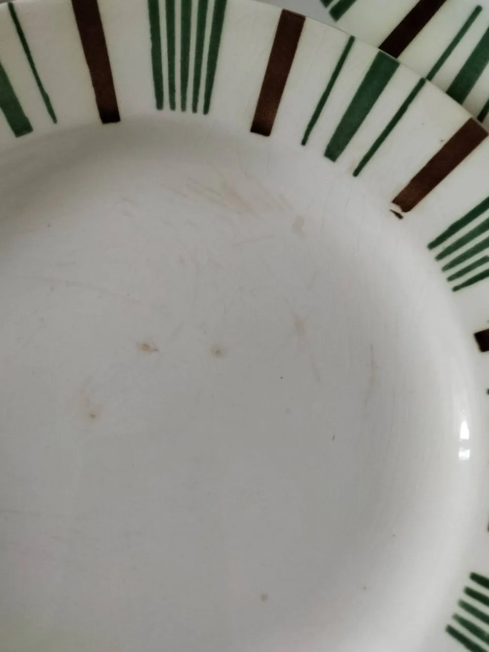 8 assiettes plates vintage Sarreguemines Digoin modèle 5329