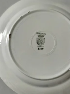 8 assiettes plates vintage Sarreguemines Digoin modèle 5329