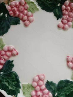 3 assiettes plates vintages dépareillées