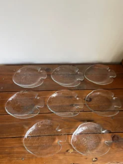 8 assiettes poisson