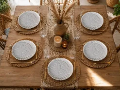 6 assiettes poisson en faïence de Sarreguemines