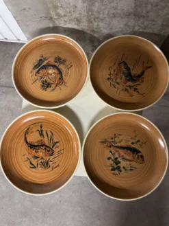 4 assiettes Sarreguemines