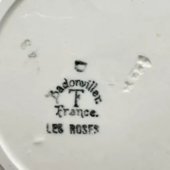 9 assiettes à soupe Badonviller modèle