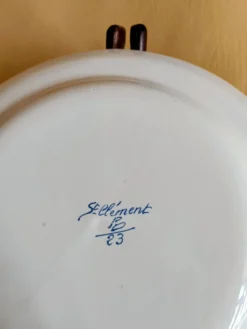 Assiette St Clément l'arbre fleuri