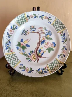 Assiette St Clément l'arbre fleuri