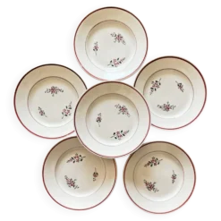 6 assiettes vintage