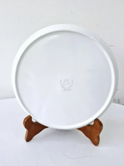 6 assiettes vintage compartimentées faïence collection bali saint amand