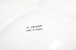 Assiettes vintage Le Creuset à fleurs