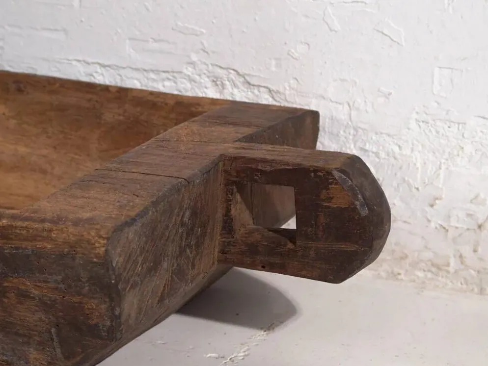 Auge ancienne en bois massif (c.1900) #6