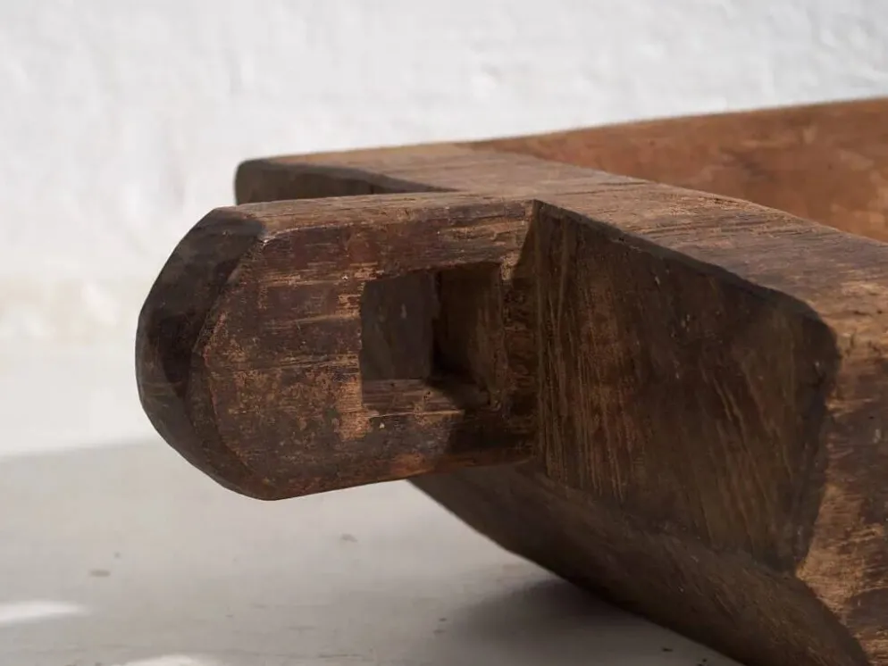 Auge ancienne en bois massif (c.1900) #6