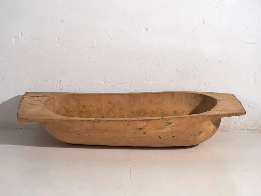 Auge ancienne en bois massif (c.1900) #5