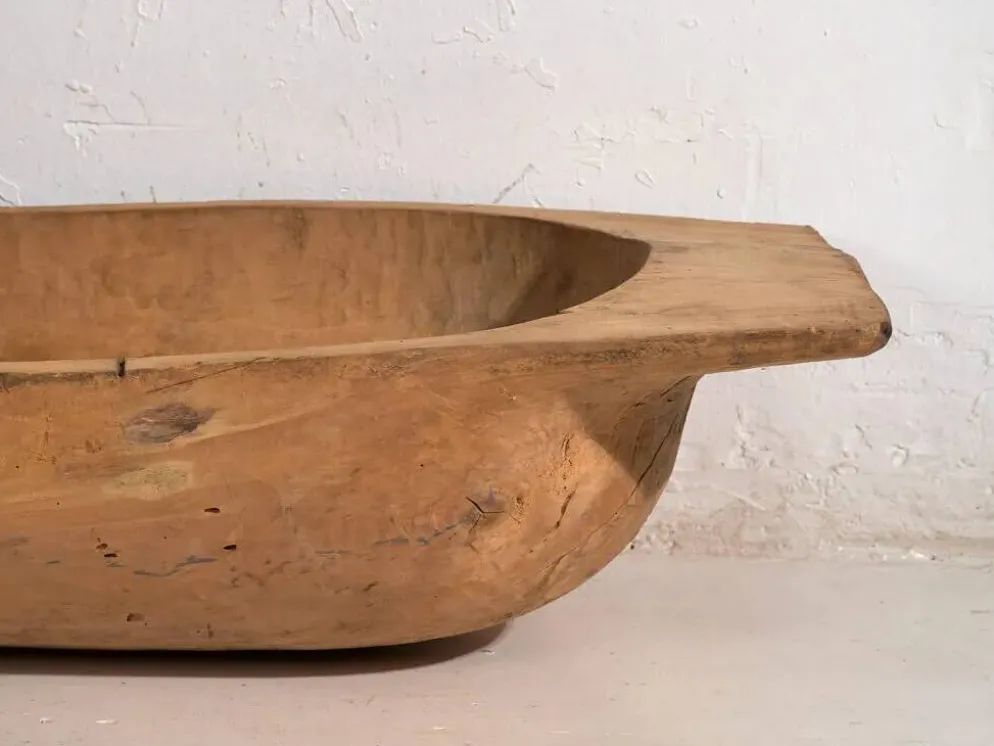 Auge ancienne en bois massif (c.1900) #5