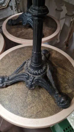 5 Authentiques tables bistrot en fonte