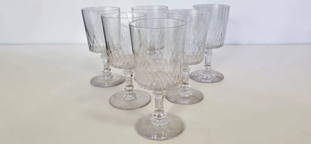 Baccarat — 6 verres à eau Modèle Richelieu Champigny