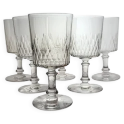 Baccarat — 6 verres à eau Modèle Richelieu Champigny