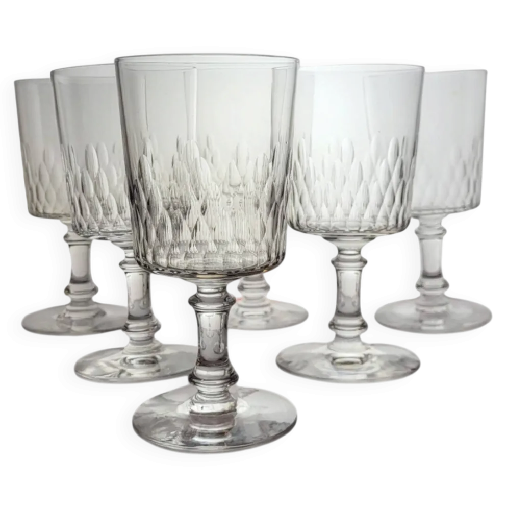 Baccarat — 6 verres à eau Modèle Richelieu Champigny
