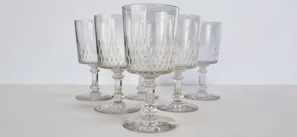 Baccarat — 6 verres à eau Modèle Richelieu Champigny