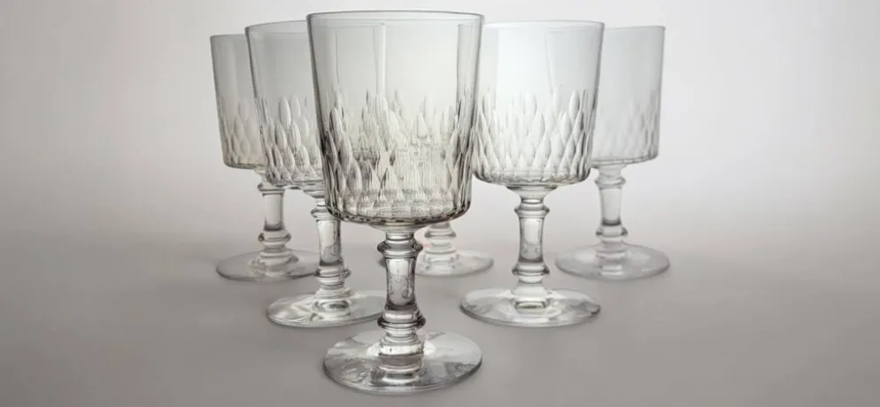 Baccarat — 6 verres à eau Modèle Richelieu Champigny