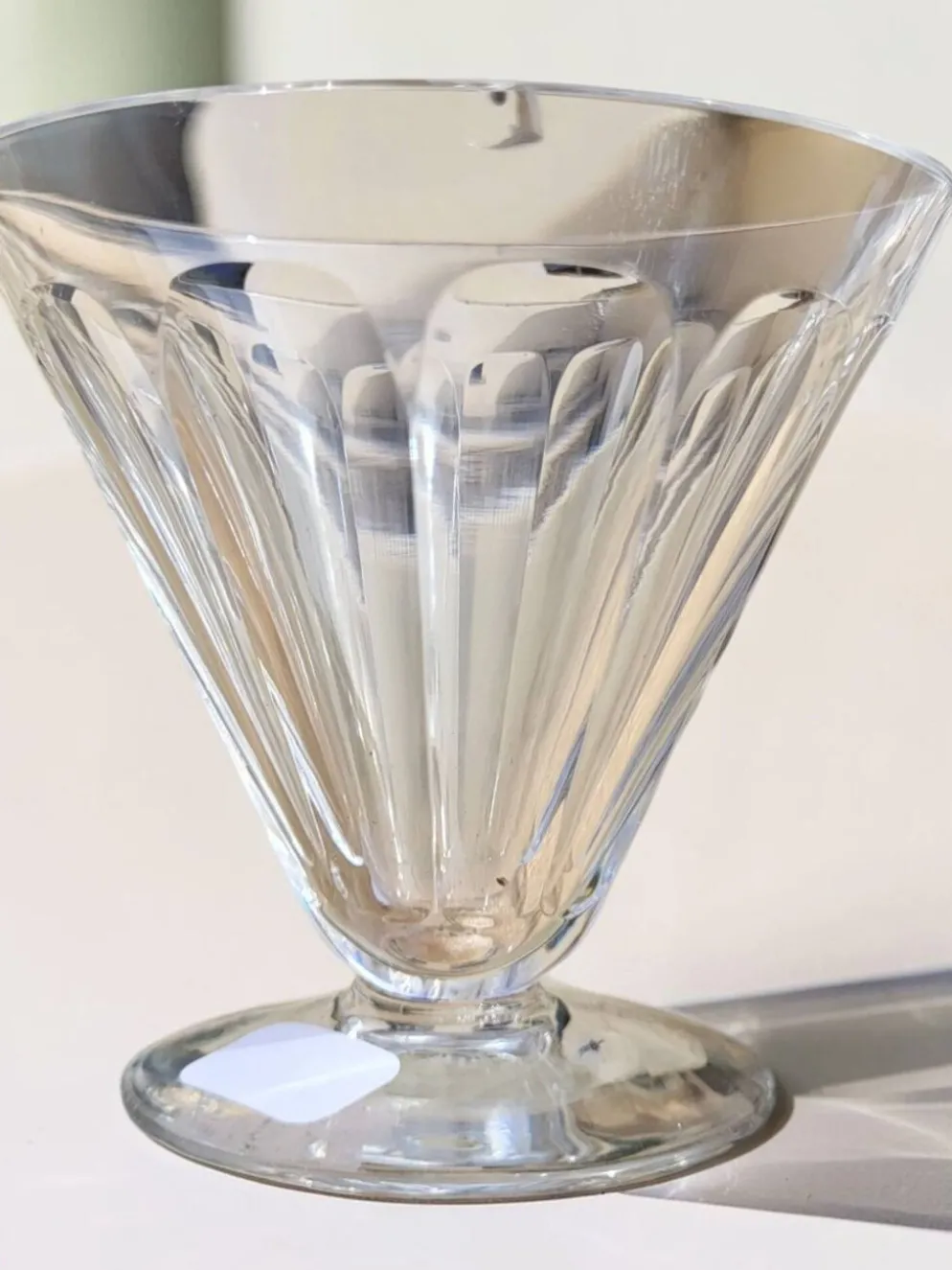 Baccarat - 9 verres à vin en cristal modèle REX vers 1920/30 Art déco