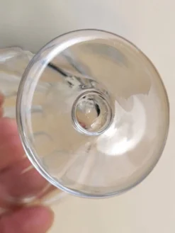Baccarat - 9 verres à vin en cristal modèle REX vers 1920/30 Art déco