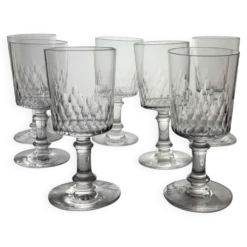 Baccarat - 7 verres à vin modèle Richelieu-Champigny