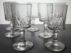 Baccarat - 7 verres à vin modèle Richelieu-Champigny
