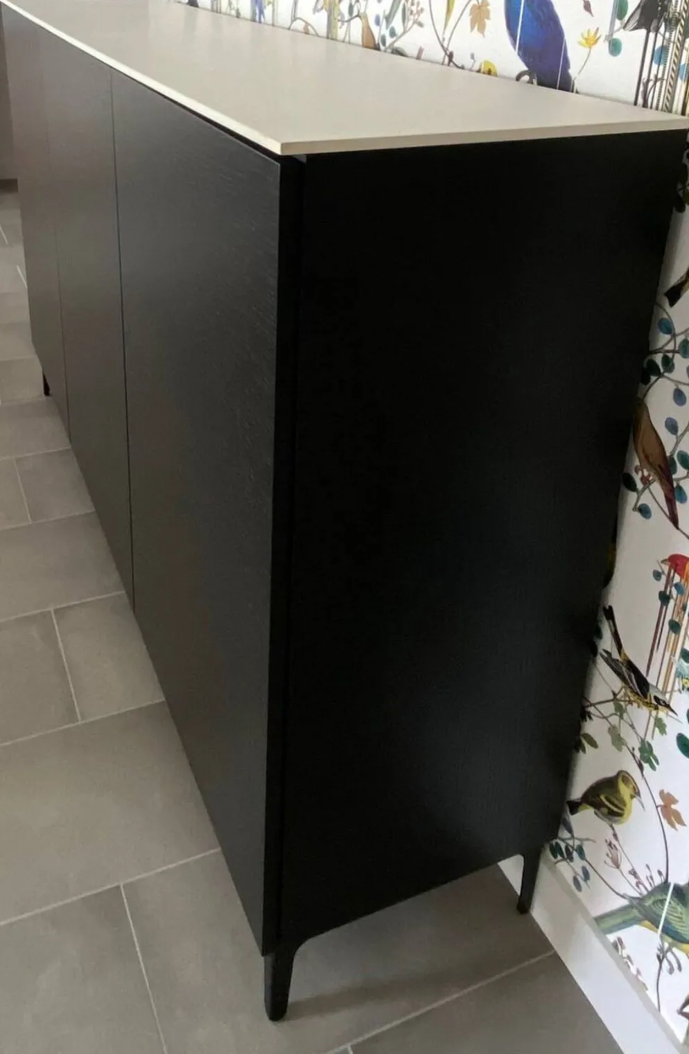 Bahut contemporain Imperial Line – plateau Fenix blanc