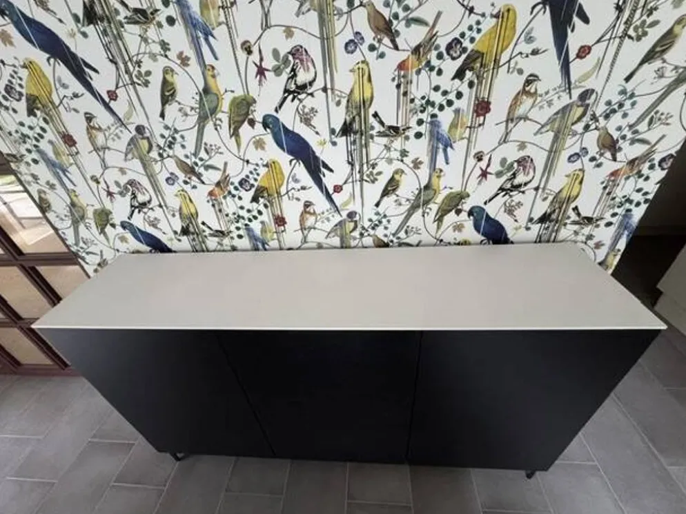 Bahut contemporain Imperial Line – plateau Fenix blanc