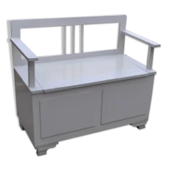 Banc coffre de rangement Art déco, années 1930
