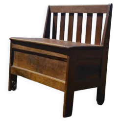 Banc coffre en bois massif