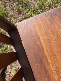Banc coffre en bois massif